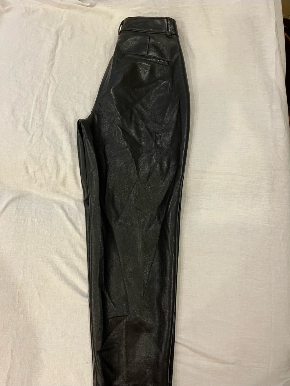 Babaton Black Softest Vegan Leather Pants